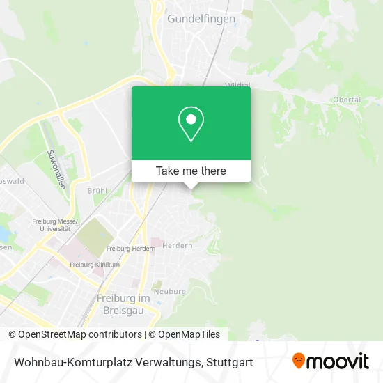 Карта Wohnbau-Komturplatz Verwaltungs