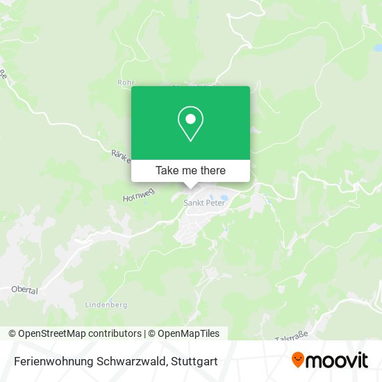 Карта Ferienwohnung Schwarzwald