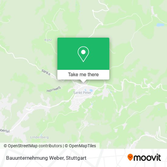 Bauunternehmung Weber map