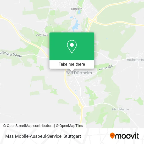 Карта Mas Mobile-Ausbeul-Service