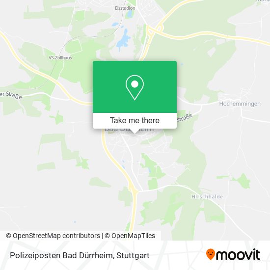 Polizeiposten Bad Dürrheim map