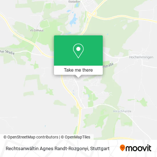 Карта Rechtsanwältin Agnes Randt-Rozgonyi