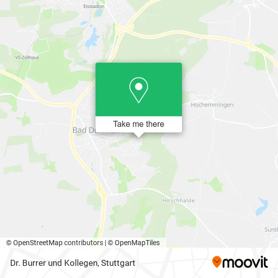Карта Dr. Burrer und Kollegen