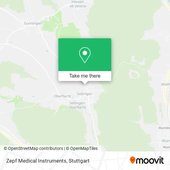 Zepf Medical Instruments map