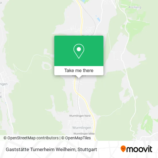 Карта Gaststätte Turnerheim Weilheim