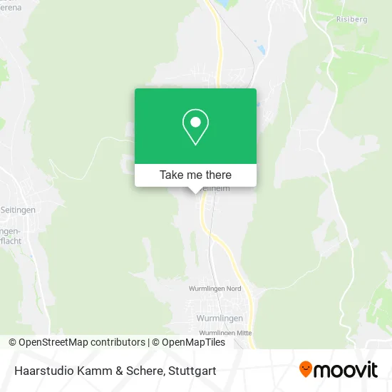 Haarstudio Kamm & Schere map