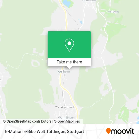 Карта E-Motion E-Bike Welt Tuttlingen