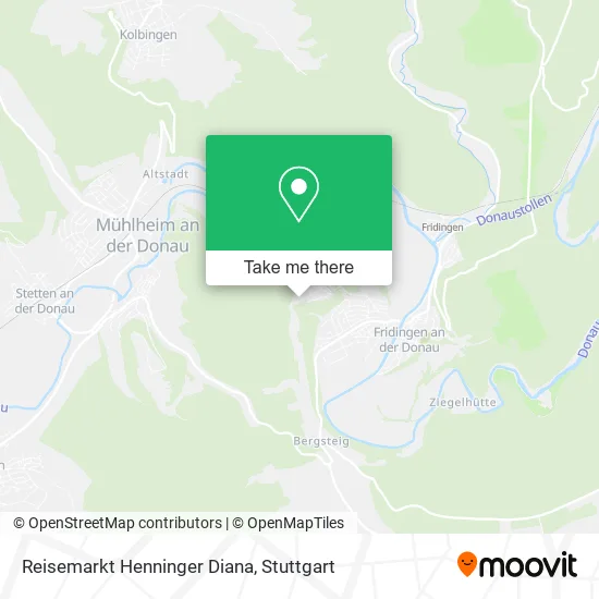 Карта Reisemarkt Henninger Diana