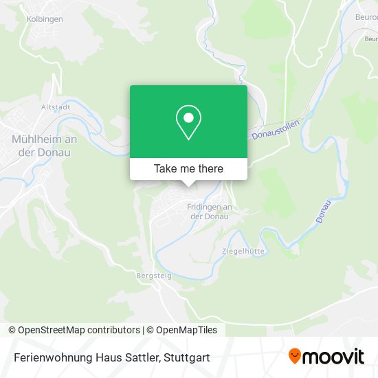 Ferienwohnung Haus Sattler map