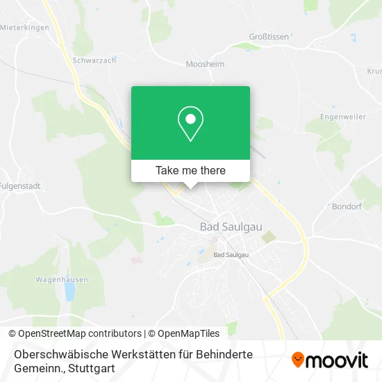 Карта Oberschwäbische Werkstätten für Behinderte Gemeinn.