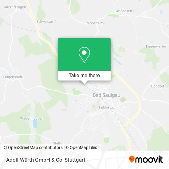Карта Adolf Würth GmbH & Co