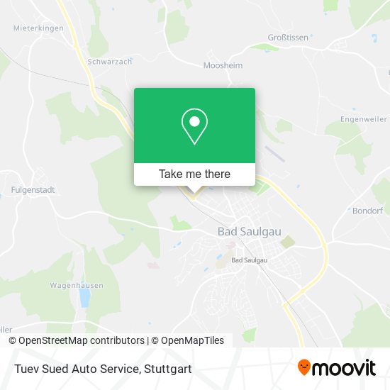 Карта Tuev Sued Auto Service