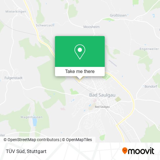 TÜV Süd map