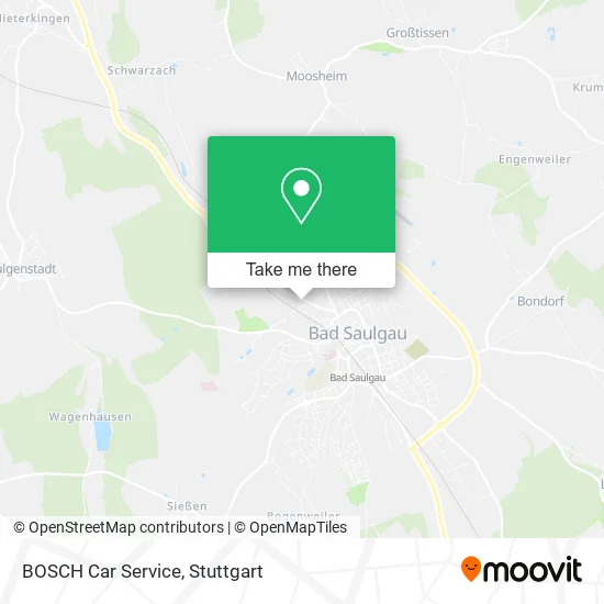 Карта BOSCH Car Service