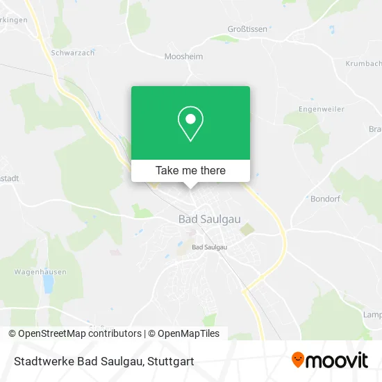 Карта Stadtwerke Bad Saulgau