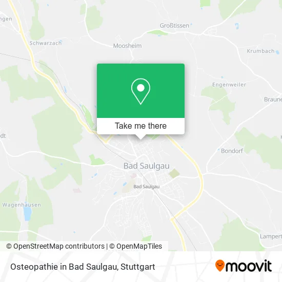 Карта Osteopathie in Bad Saulgau