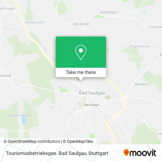 Tourismusbetriebsges. Bad Saulgau map