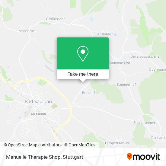 Manuelle Therapie Shop map