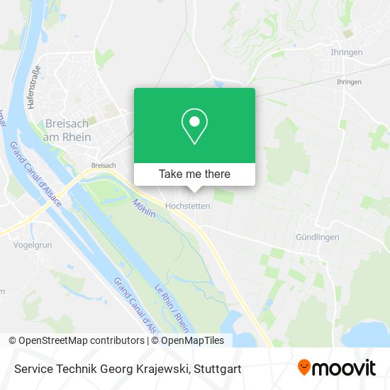 Service Technik Georg Krajewski map