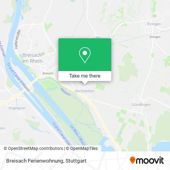Breisach Ferienwohnung map