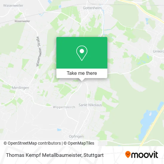 Карта Thomas Kempf Metallbaumeister