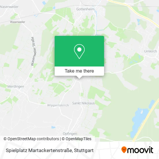 Карта Spielplatz Martackertenstraße