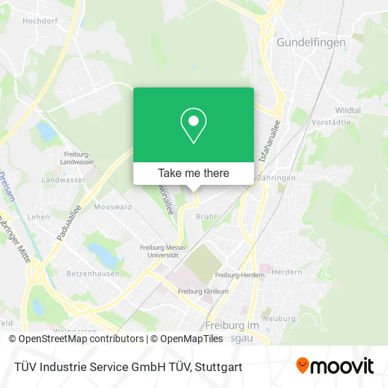 Карта TÜV Industrie Service GmbH TÜV
