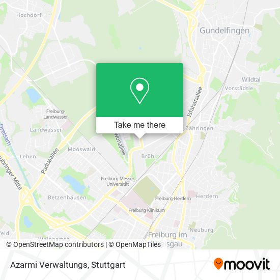Карта Azarmi Verwaltungs
