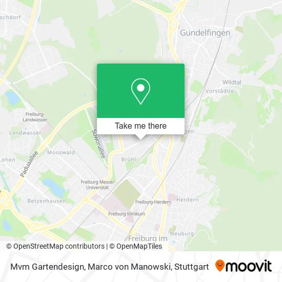 Карта Mvm Gartendesign, Marco von Manowski