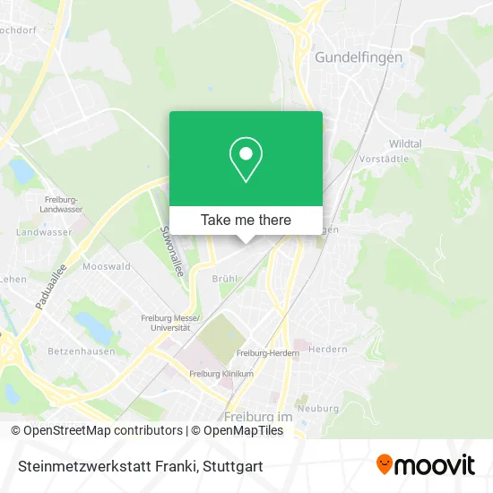 Карта Steinmetzwerkstatt Franki