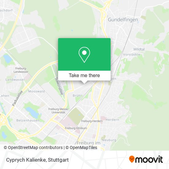 Карта Cyprych Kalienke