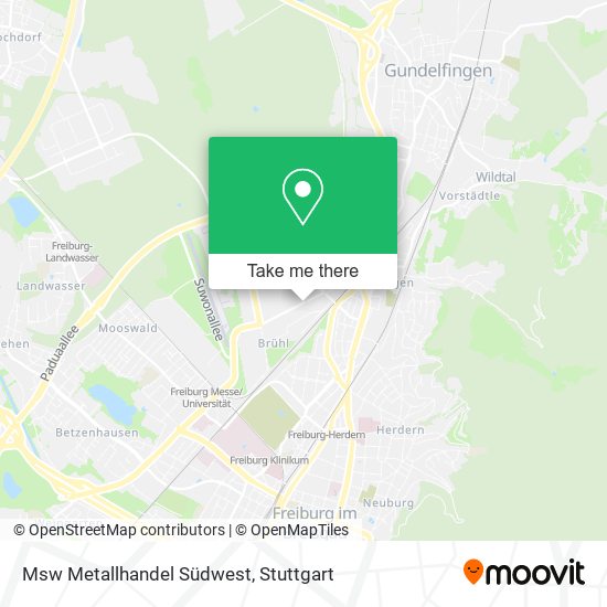 Msw Metallhandel Südwest map