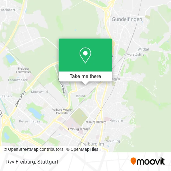 Карта Rvv Freiburg