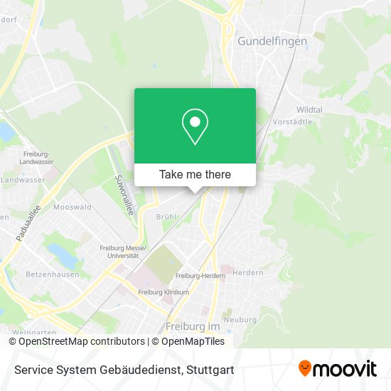 Service System Gebäudedienst map