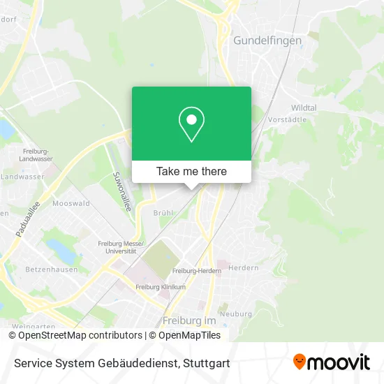 Карта Service System Gebäudedienst