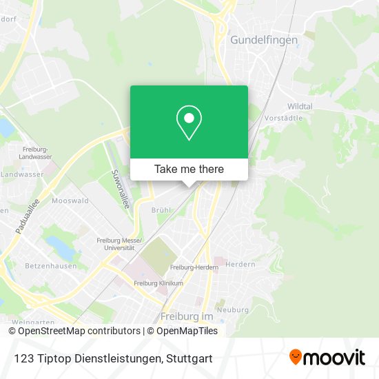 123 Tiptop Dienstleistungen map