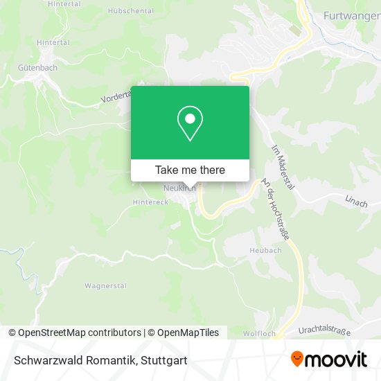 Карта Schwarzwald Romantik