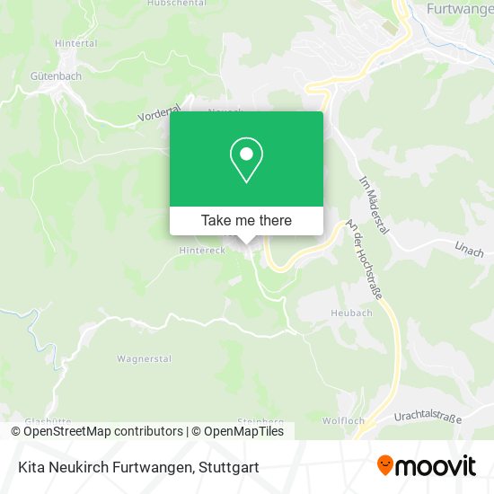 Карта Kita Neukirch Furtwangen