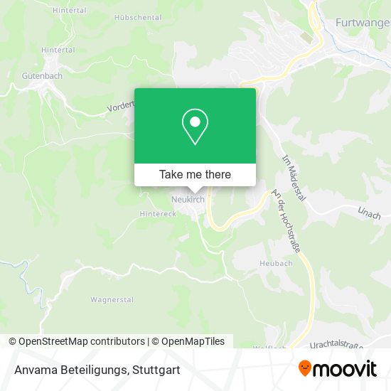 Карта Anvama Beteiligungs