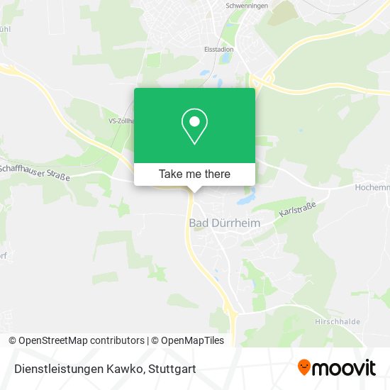 Dienstleistungen Kawko map