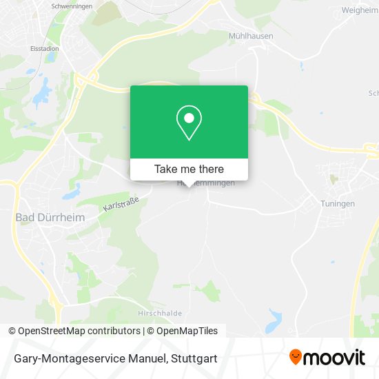 Gary-Montageservice Manuel map