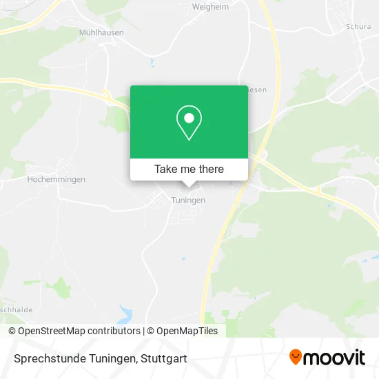 Карта Sprechstunde Tuningen