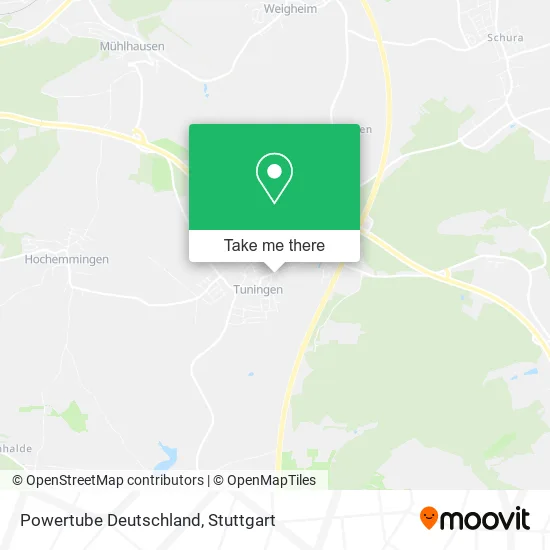 Карта Powertube Deutschland