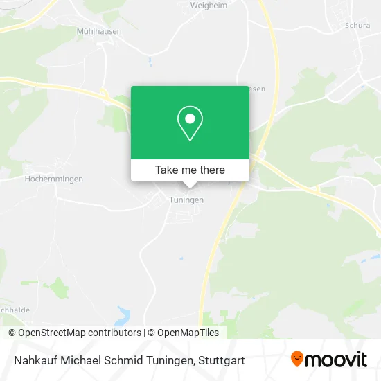 Карта Nahkauf Michael Schmid Tuningen