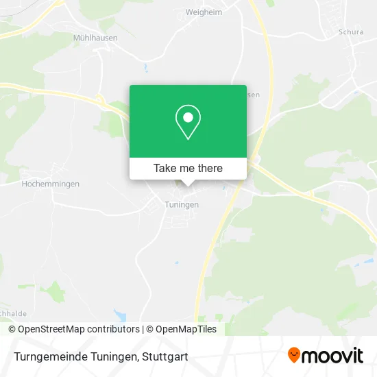 Карта Turngemeinde Tuningen
