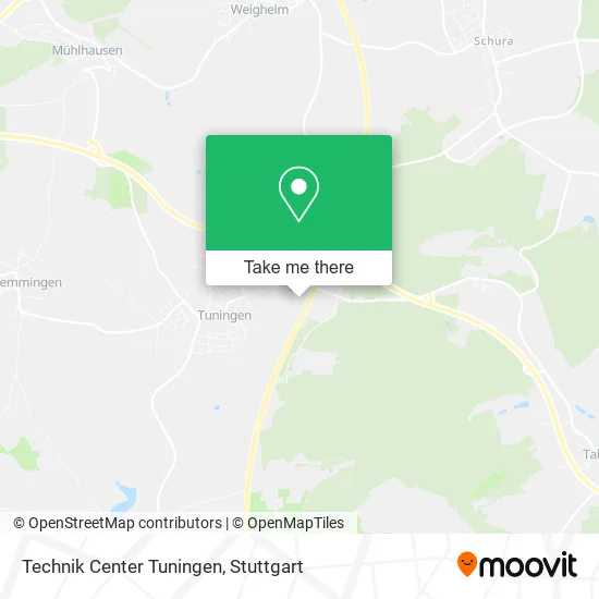 Карта Technik Center Tuningen