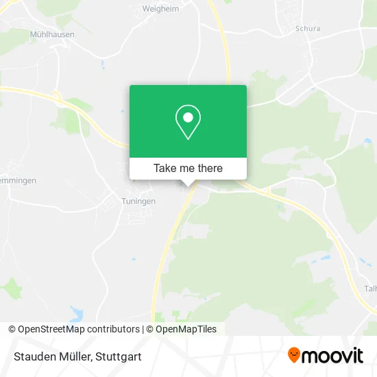 Карта Stauden Müller