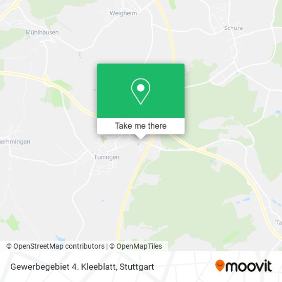 Gewerbegebiet 4. Kleeblatt map