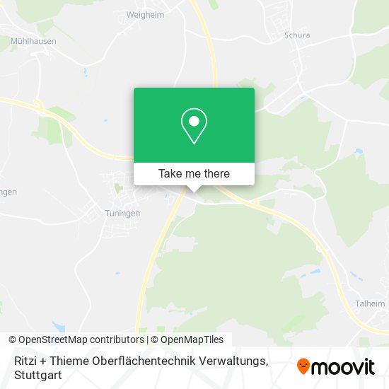 Ritzi + Thieme Oberflächentechnik Verwaltungs map