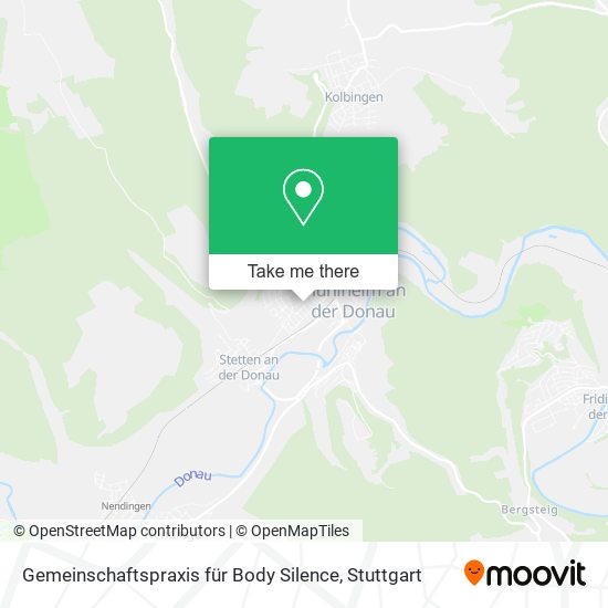 Gemeinschaftspraxis für Body Silence map